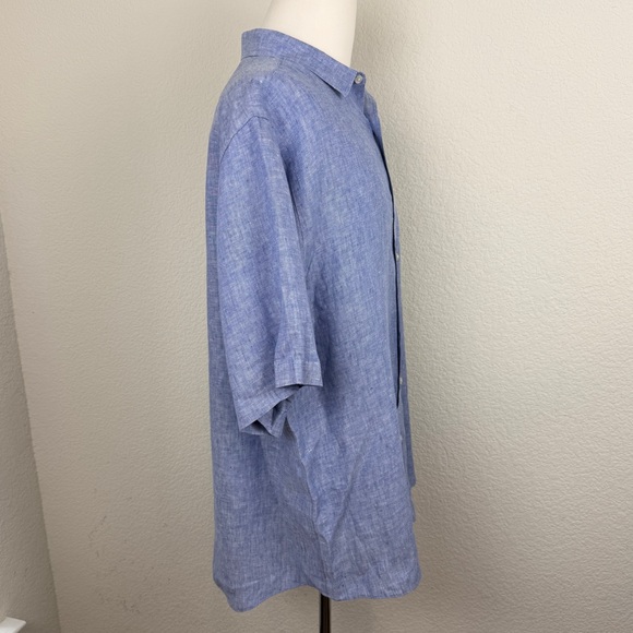 Untuckit - Wrinkle-Resistant Short-Sleeve Linen Valente Shirt | XXL - Picture 7 of 10
